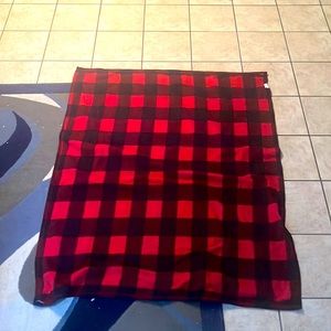 Patterned Red Blanket
